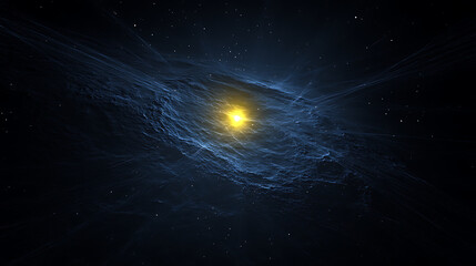 Poster - Radiant Cosmic Core Nebula in the Infinite Expanse of the Universe with Celestial Wonders and Star Dust