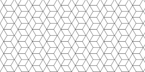 Fototapete - vector grid metal gradient science web tech connection triangle diamond honeycomb hexagon art. seaml