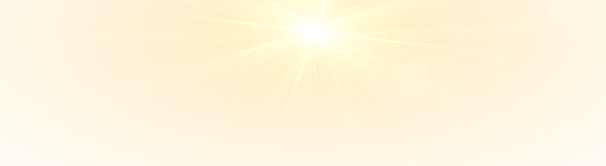 Wall Mural - png golden light radiance – soft glowing sunburst with gentle warm tones, png symbolizing energy, ho