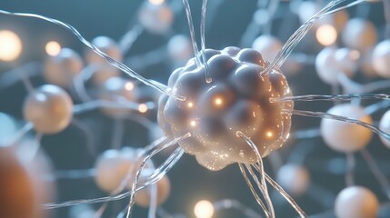 Poster - a scientific representation of an electron's interaction with an external electric field.