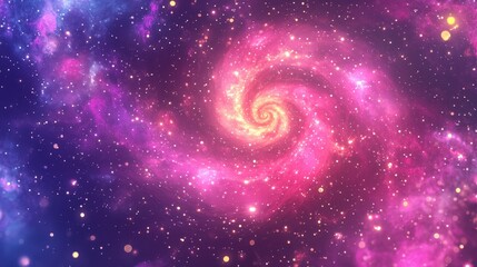 Wall Mural - A seamless particle animation featuring spirals of light and tiny sparkles moving harmoniously, ideal for a high-energy visual effect or abstract design