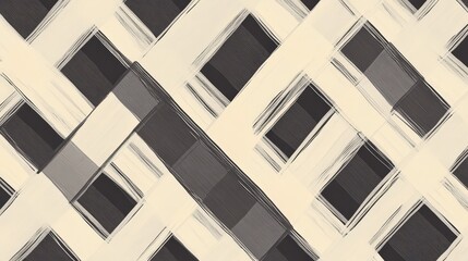 Poster - intersecting lines in muted gray tones, providing a modern, sleek aesthetic that works well for mini