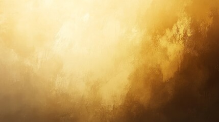 Wall Mural - Warm Abstract Painting, Yellow and Brown Gradient, Rustic Texture Art