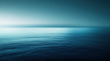 Poster - A smooth gradient from deep navy to light teal, giving the minimalist background a touch of depth and elegance while remaining understated and serene