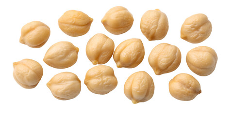 Wall Mural - chickpeas on isolated on transparent background png