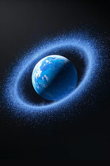 planet earth in space