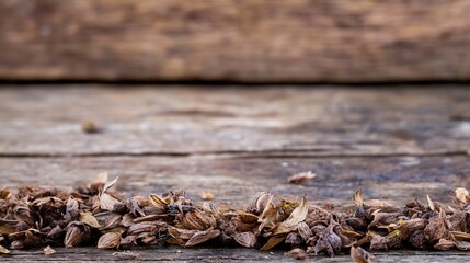 Poster - Organic Spice Seeds on Rustic Wooden Background for Natural Cooking and Flavoring Ingredients : Generative AI