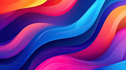 Poster - A vibrant background of swirling energy waves and abstract light patterns.