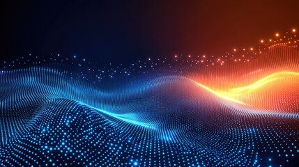 Poster - A vibrant background of swirling energy waves and abstract light patterns.