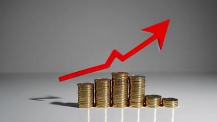 Leinwandbilder - Financial Growth Focus