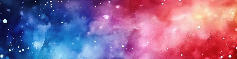 Poster - Colorful background with small white dots, suitable for use in design and art projects