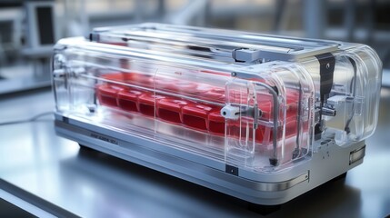 Poster - portable organ printer that fabricates replacement tissues on demand using stem cells.