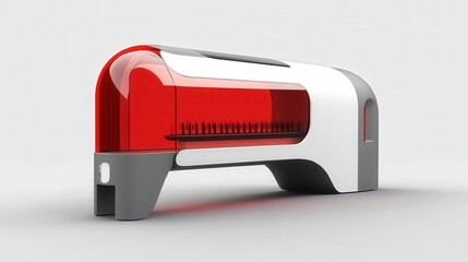 Poster - real-time blood composition scanner that detects infections instantly.