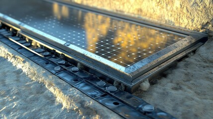 Poster - solar panel using nanotechnology for durability