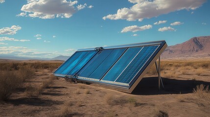 Poster - solar panel using nanotechnology for durability