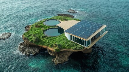 Poster - eco-resort powered by 100 renewable energy
