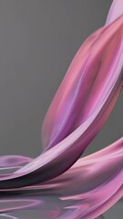 Poster - Silken Fluidity Mesmerizing Pink Dance