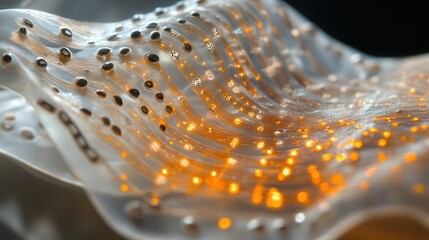 Aufkleber - skin-printed electronic circuit that enhances nerve regeneration.