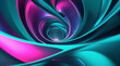© Wine - AI Generative. Abstract Fluid Wave Swirl Background – Vibrant deep Teal Design. 85