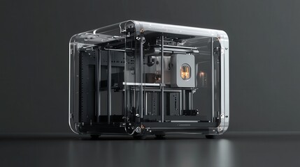 Poster - transparent enclosure, intuitive touchscreen controls, and a robust build for professional-quality prints.