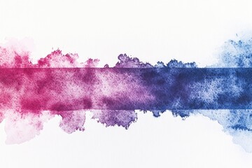 Poster - A unique watercolor design featuring red and blue stripes