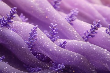 Aufkleber - A close-up view of a vibrant purple flower arrangement