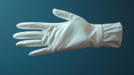 Poster - surgical glove with an anti-bacterial self-cleaning surface.