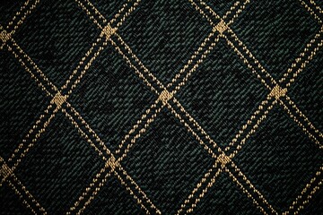 Poster - Luxurious diamond pattern on a dark background, perfect for interior design or fashion branding