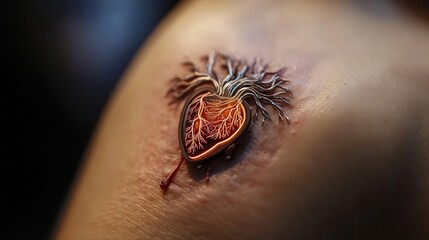 Aufkleber - tiny electronic tattoo that continuously monitors cardiovascular health