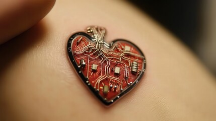 Aufkleber - tiny electronic tattoo that continuously monitors cardiovascular health