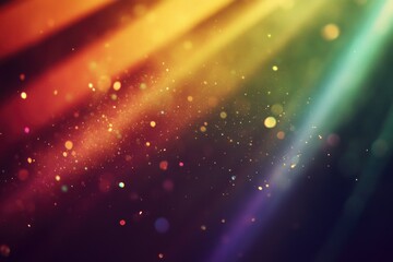 Poster - a vibrant rainbow-colored background with a blurred effect, great for creative projects and designs