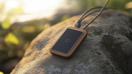 Poster - wearable solar charger that provides personal clean energy anywhere.