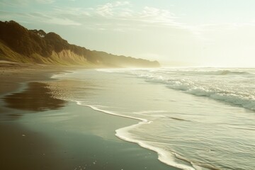 Wall Mural - The beach landscape outdoors nature.