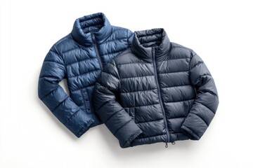 Poster - A pair of jackets, likely worn together or belonging to the same person, are seen sitting next to each other on a surface