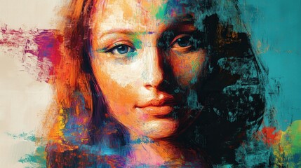 Poster - AI-generated paintings that constantly evolve over time