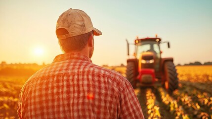 Poster - Agricultural Equipment Technician, skilled in servicing tractors, maintaining irrigation systems, ensuring machinery reliability, supporting efficient farming operations