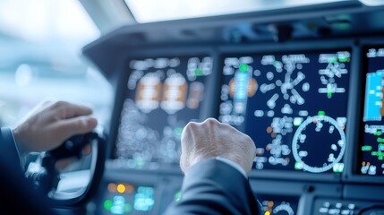 Poster - Aerospace Avionics Specialist, skilled in diagnosing flight instrument issues, repairing wiring systems, and maintaining optimal functionality in aircraft avionics systems.