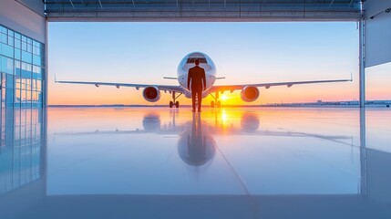 Poster - Airport Ground Support Technician, skilled in refueling aircraft, maintaining ground equipment, ensuring operational efficiency in aviation services, vital for safe aircraft handling