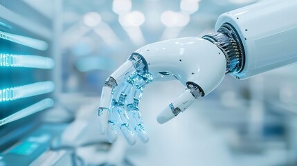 Poster - Automated Systems Technician in Smart Factories, responsible for maintaining robotics, troubleshooting sensors, optimizing processes, ensuring efficient production systems.