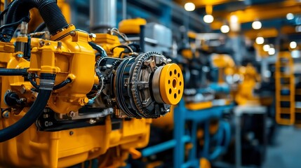 Poster - Diesel Mechanic Expertise in Heavy Equipment, servicing engines, repairing machinery, maintaining operational efficiency in the construction and industrial sectors