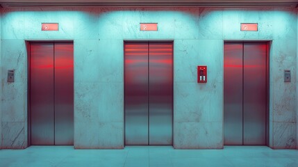 Poster - Elevator Technician in Urban High-Rises, overseeing operational efficiency, performing safety inspections, addressing technical issues, ensuring reliable transport within buildings