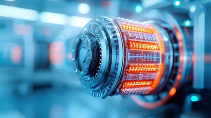 Poster - Industrial Electric Motor Technician, skilled in motor repair and troubleshooting, enhancing operational efficiency in a dynamic manufacturing environment, ensuring reliability and productivity.
