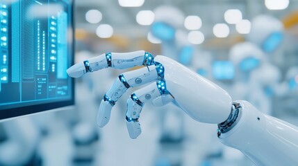 Poster - Robotics Technician in Automation, skilled in troubleshooting robotic systems, optimizing operational efficiency, executing software updates, enhancing automation processes