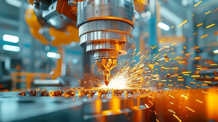Poster - Skilled Metalworking Artisan, expert in crafting precision tools, maintaining machinery, ensuring product quality, dedicated to excellence in tool and die making