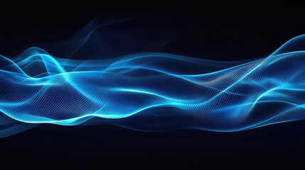 Poster - Dark smoke drifting gently across a smooth surface, with wisps of smoke in the air and an expansive empty space for copy.