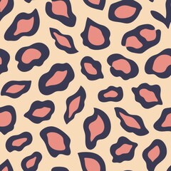 Poster - Seamless patterns. Fabric pattern. Abstract animal print with bold colors. textile, Tile 