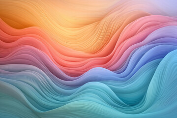Aufkleber - an abstract representation featuring undulating, jelly-like ridges, half in bold magenta, the other