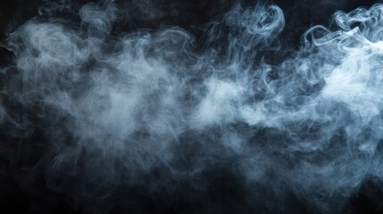 Poster - Soft, wispy smoke spreading evenly across the frame, leaving a lot of space for text and other creative elements.