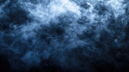 Poster - Whisps of smoke moving in different directions, creating a mysterious atmosphere with open space for text.
