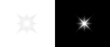 © David - Png gold star light, sparkle. Yellow light effect. Shining light with yellow gold color. Png spotlight spark.Vector transparent sunlight special lens flare light effect